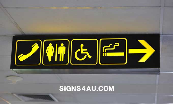 2d-led-double-sided-acrylic-channle-airport-signs